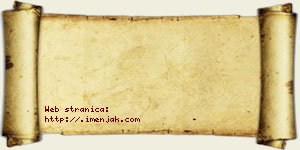 Mara Krnjinac vizit kartica